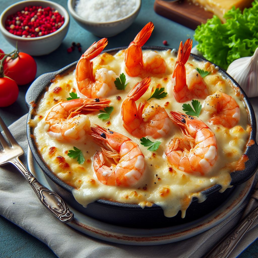 Camarão Cremoso Gratificante