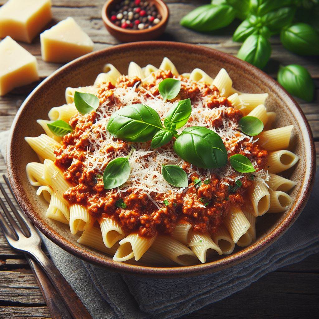 Macarrão à Bolonhesa Cremoso