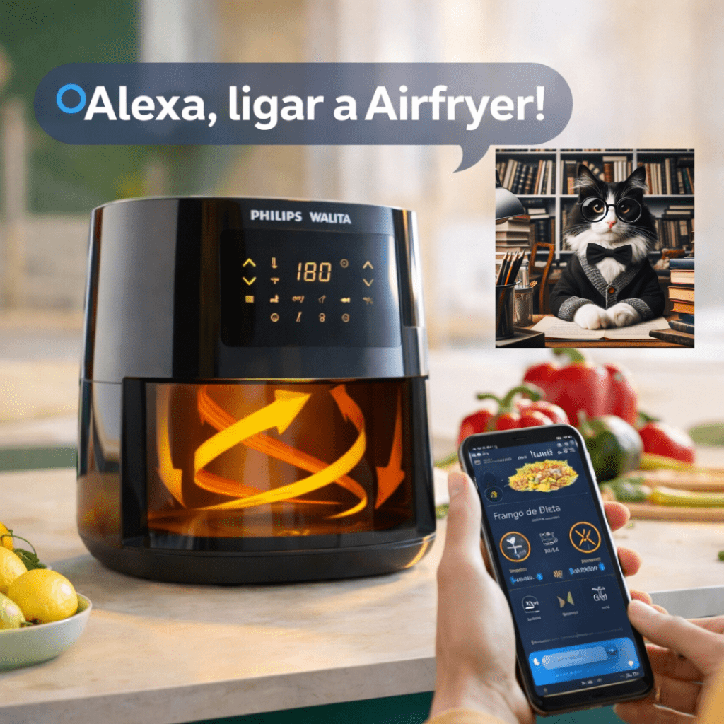 Cozinha Inteligente: Como a Airfryer com Alexa transformou minha rotina